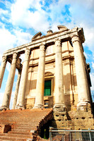 A temple in the Roman Forum
